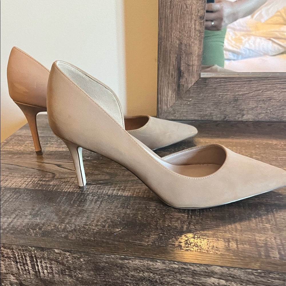 Call It Spring Beige Stilettos